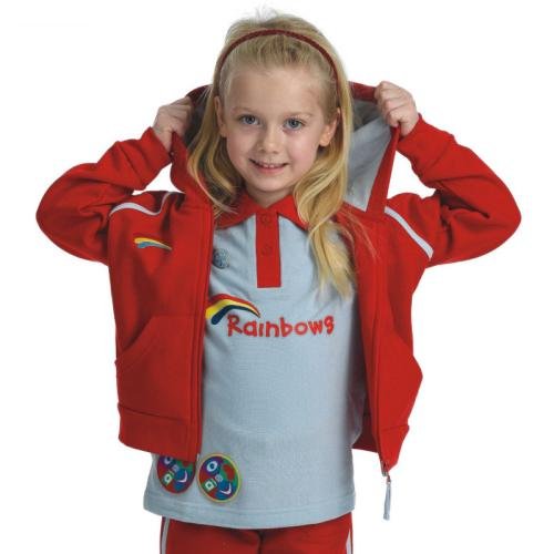 Rainbow hooded jacket